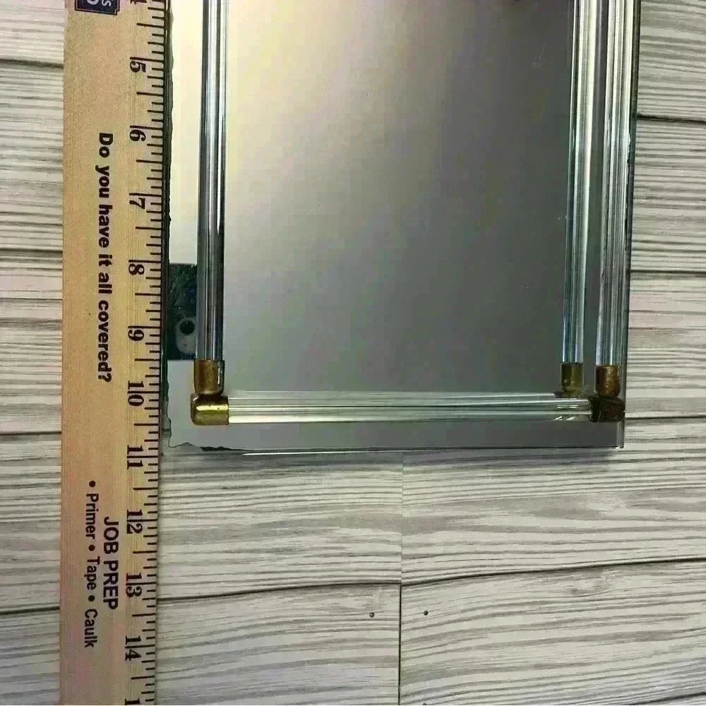 Art Deco Gold Bar Mirror Vanity Tray